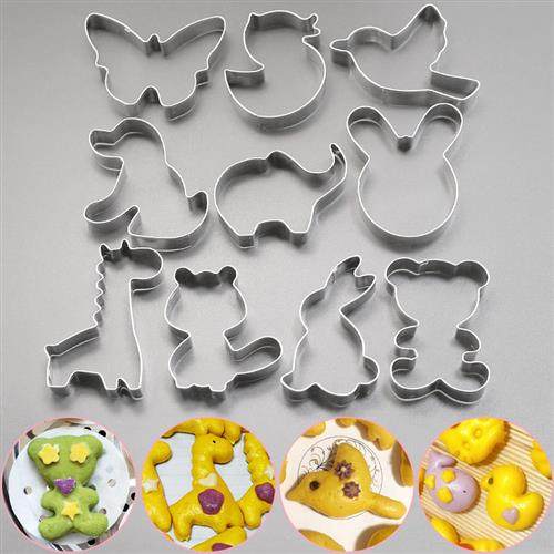 不锈钢卡通饼干模具果蔬馒头切模小动物蛋糕diy烘焙工具凤梨酥模,厨房/烹饪用具,烘焙模具,淘宝优惠券,粉丝福利购,淘宝优惠卷