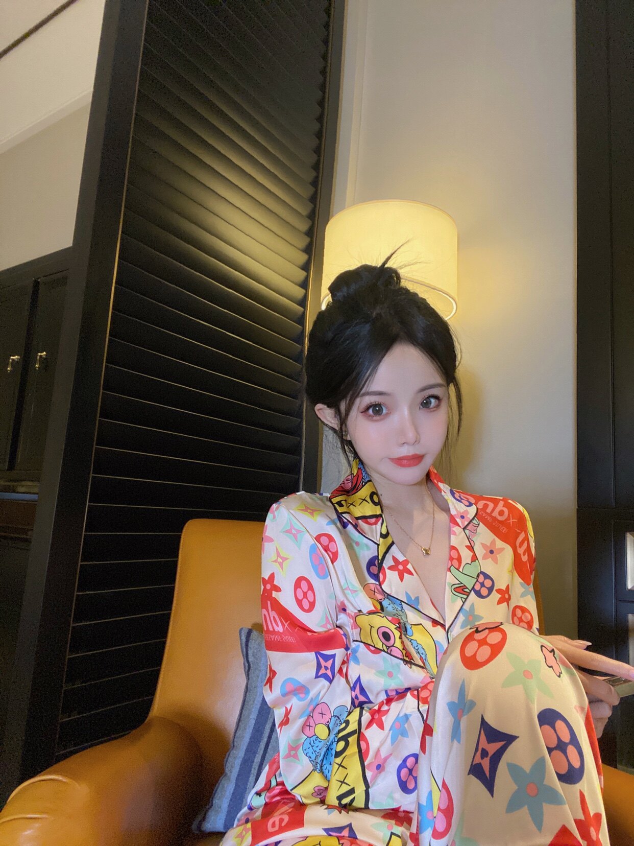 轻奢气质家居服绸面冰丝睡衣