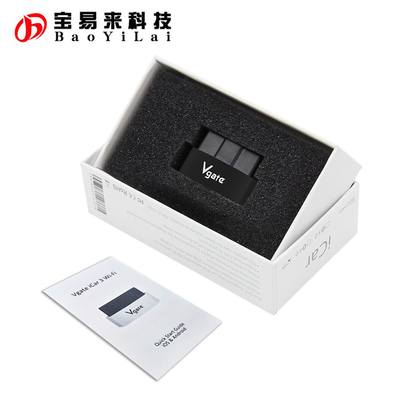 ICAR3 MINI WIFI OBD2 ELM327 支持安卓 IOS 黑色 icar 3代