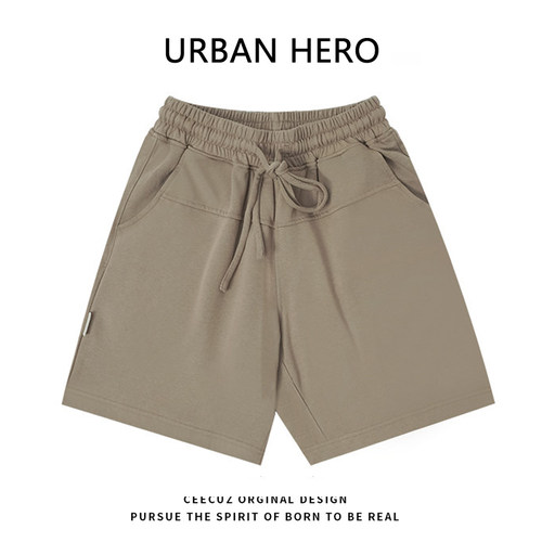 URBANHERO男士宽松运动五分短裤