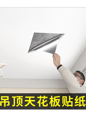 吊顶天花板贴纸自粘墙纸屋顶棚部