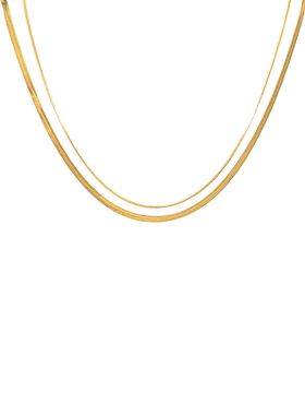 中性禁欲系蛇骨项链男潮帅气