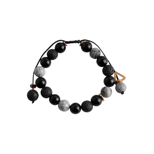 新款串珠手链男生小众轻奢高级感珠子手串复古个性手绳女时尚饰品