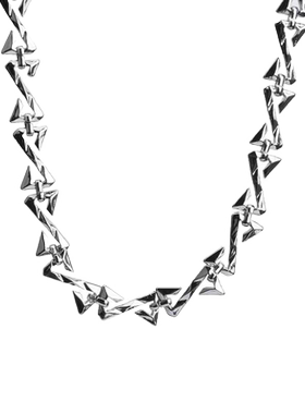 项链高街男设计感小众Z字母嘻哈