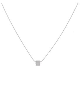 方块冷淡风几何立体项链