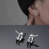 高级感小众设计男士 耳钉ins个性 耳环男款 耳饰男个性 2024年新款 潮