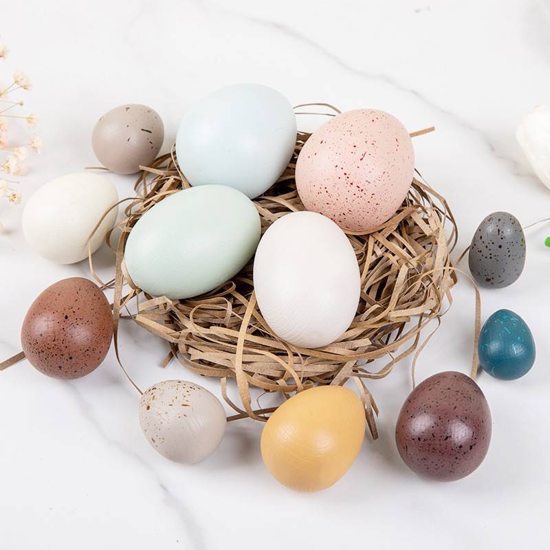 恐玩蛋鸡蛋模具木考古蛋大21401实鸟蛋孵实蛋鸭心化制质木龙木彷