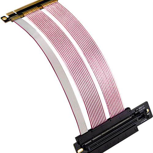 PC-IE4.0显卡延长线 pcie4转接线无损高速兼容90度角竖装 ATX机箱