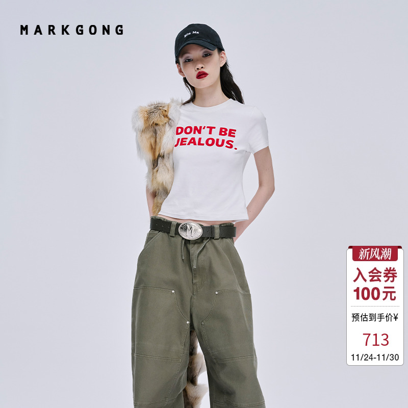 MARKGONGJEALOUS修身短袖T恤