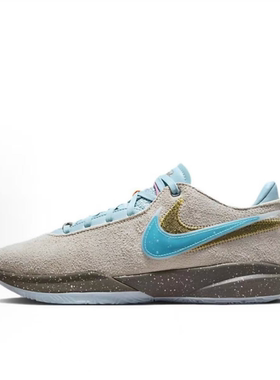 Nike耐克  LeBron 20 EP 詹姆斯20 潮流舒适低帮篮球鞋DV9089-801