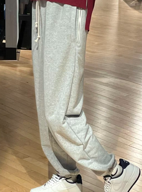 NIKE/耐克男子秋冬跑步训练运动卫裤灰色休闲束脚长裤 FZ0225-063