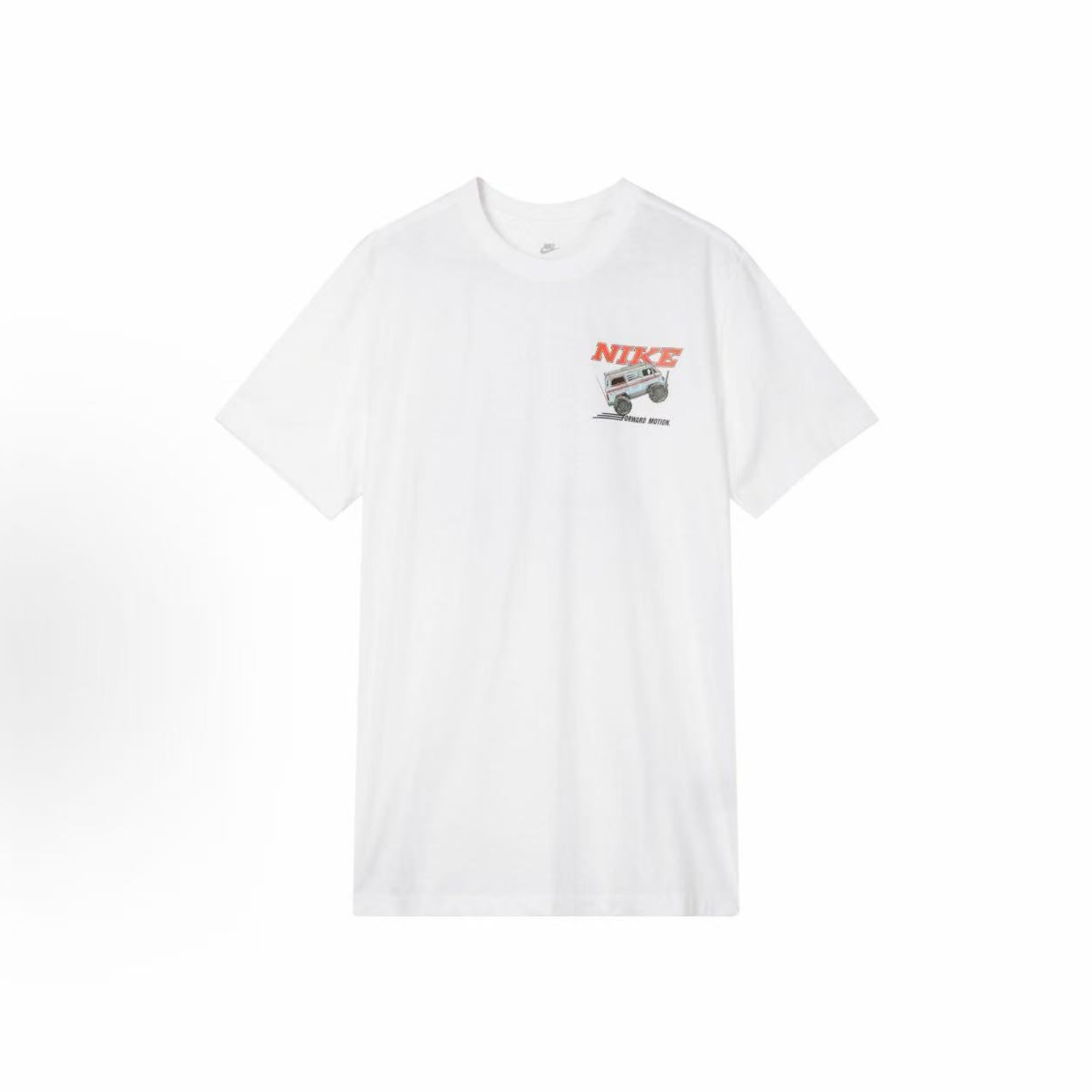 Nike/耐克 美式复古运动字母休闲舒适短袖T恤男款白色 FQ3765-100