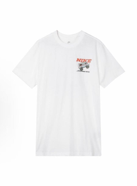 Nike/耐克 美式复古运动字母休闲舒适短袖T恤男款白色 FQ3765-100