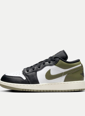 NIKE耐克2025新款AIR JORDAN 1 LOW (GS)休闲低帮板鞋 553560-092