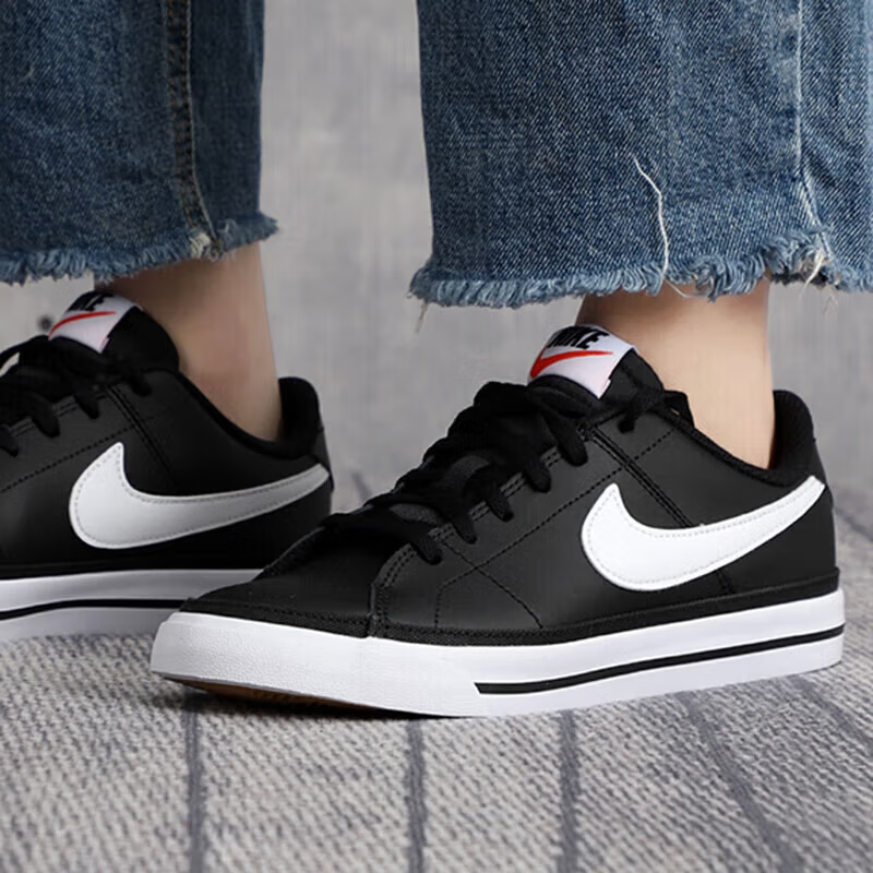 NIKE耐克女 COURT LEGACY轻便复古鞋低帮运动板鞋DA5380-002