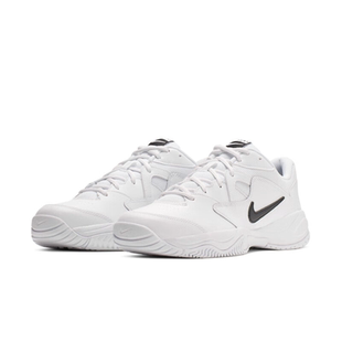 100 耐克NIKE男秋COURT LITE 2硬地球场透气休闲运动网球鞋 AR8836
