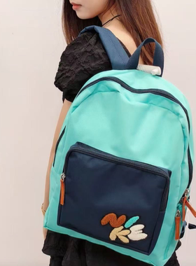 NIKE/耐克男女情侣款 16L 休闲潮流学生书包蓝色双肩包FZ7254-300