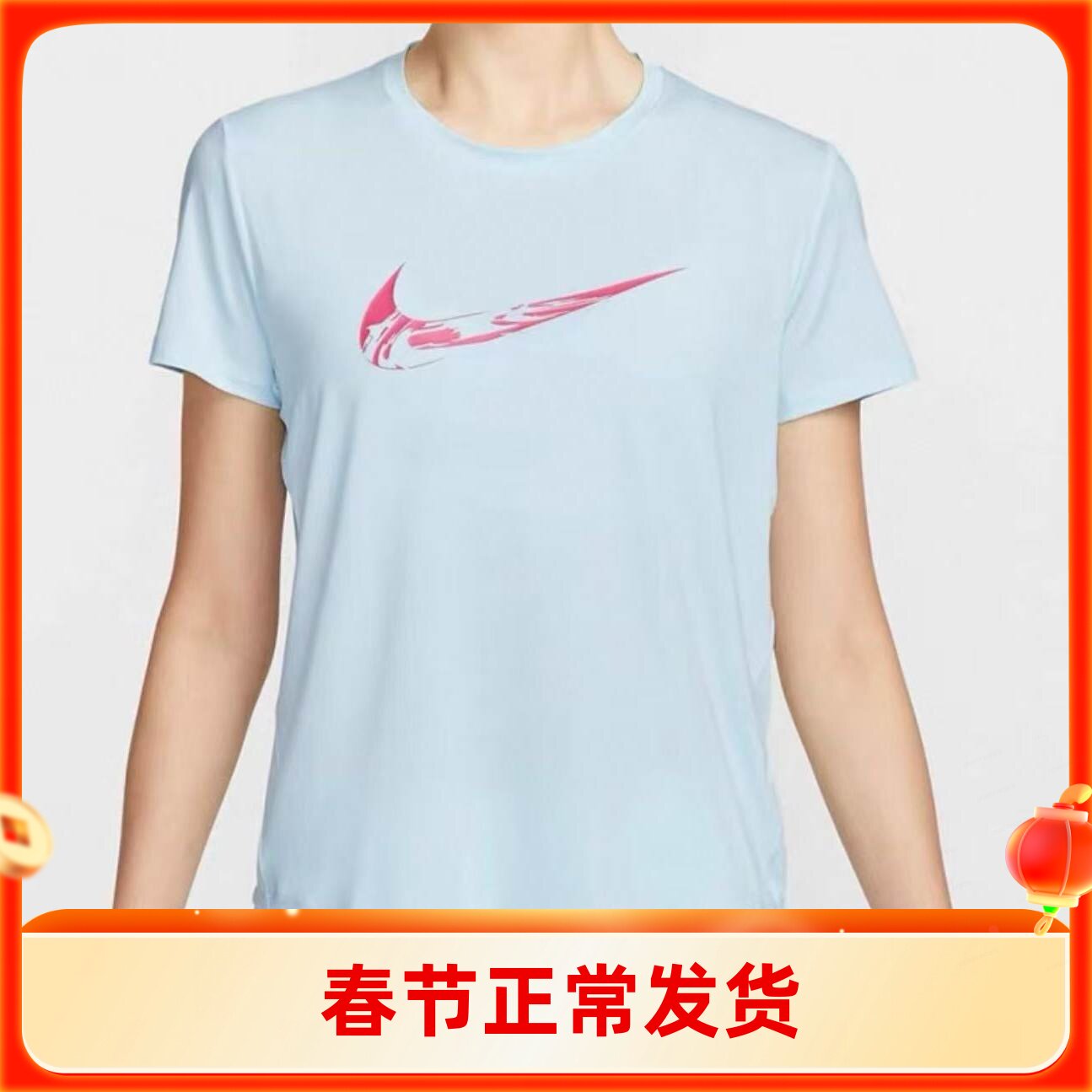 Nike/耐克 轻薄速干柔软舒适运动休闲短裤短袖套装 FV6374-474