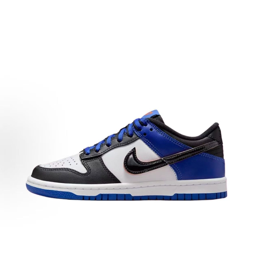 NIKE耐克 女子W NIKE dunk LOW GS黑蓝色低帮板鞋 HF0970-100