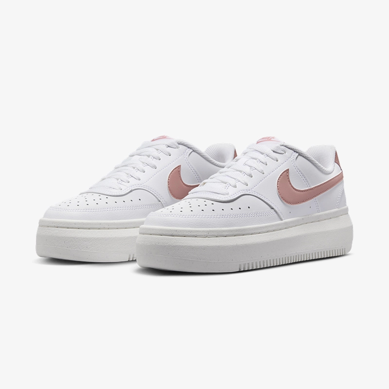 Nike Court Vision 厚底增高运动休闲板鞋女百搭小白鞋DZ5394-102