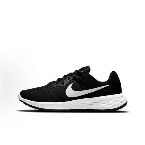 NIKE/耐克REVOLUTION 6 单层舒适 网布低帮黑色跑步鞋DC3728-003