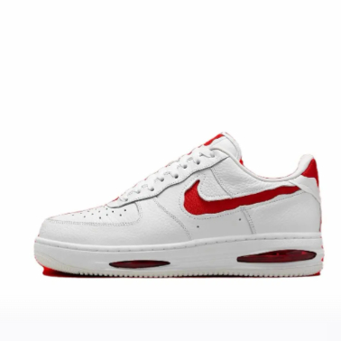 Nike Air Force 1 EVO 低帮 板鞋 男款 白红HF3630-100