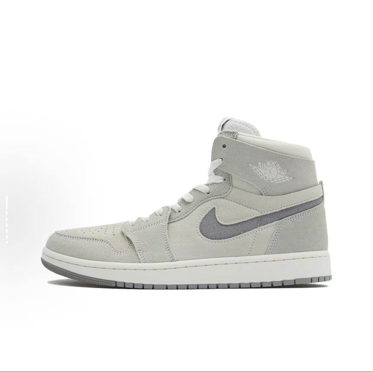 耐克 Jordan Air  潮流 高帮 复古篮球鞋 男款 灰色DV1307-101