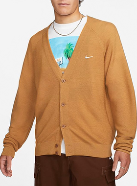 Nike/耐克 正品新款男女同款休闲运动针织开衫外套 DQ6307