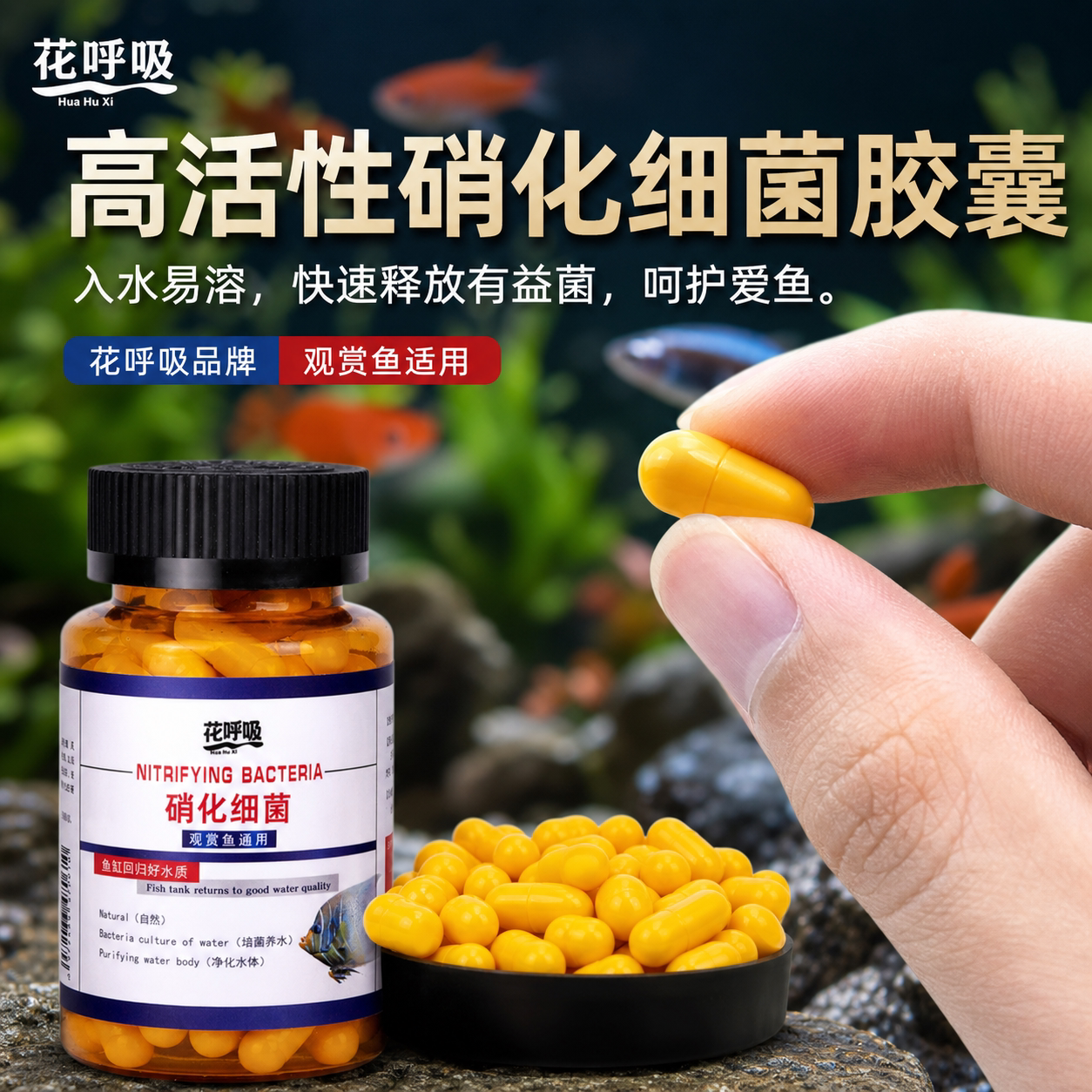 鱼缸高活性硝化细菌净水稳水质