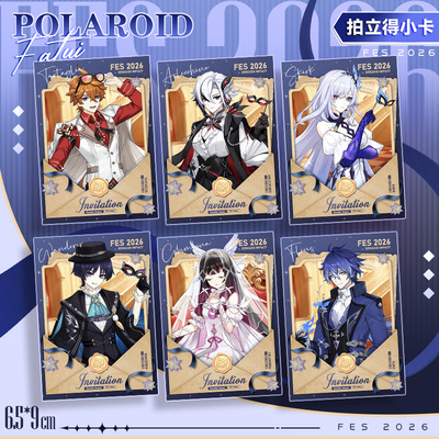 FES2026庆典拍立得小卡丝柯克散兵仆人菲林斯哥伦比娅吧唧收藏卡