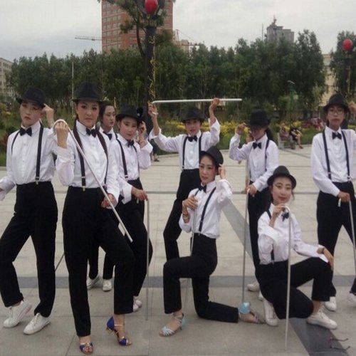 秋冬嘻哈舞街舞爵士舞吊带西装成人女夜店魔术演出表演服装年会