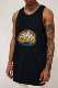 复古街头潮牌宽松圆领街舞滑板无袖 TRIBAL 涂鸦文字图案背心美式