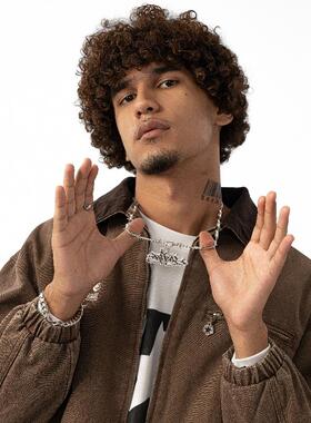 满钻荆棘链TRIBAL涂鸦字体