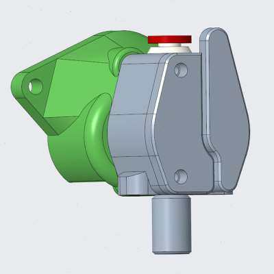 乐积3D打印近程挤出机 改装iX通用TPU弹性耗材软料