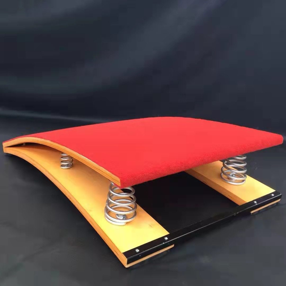 室外儿童成人加厚弹簧助跳板体操体能训练s型助跳板田径比赛踏板