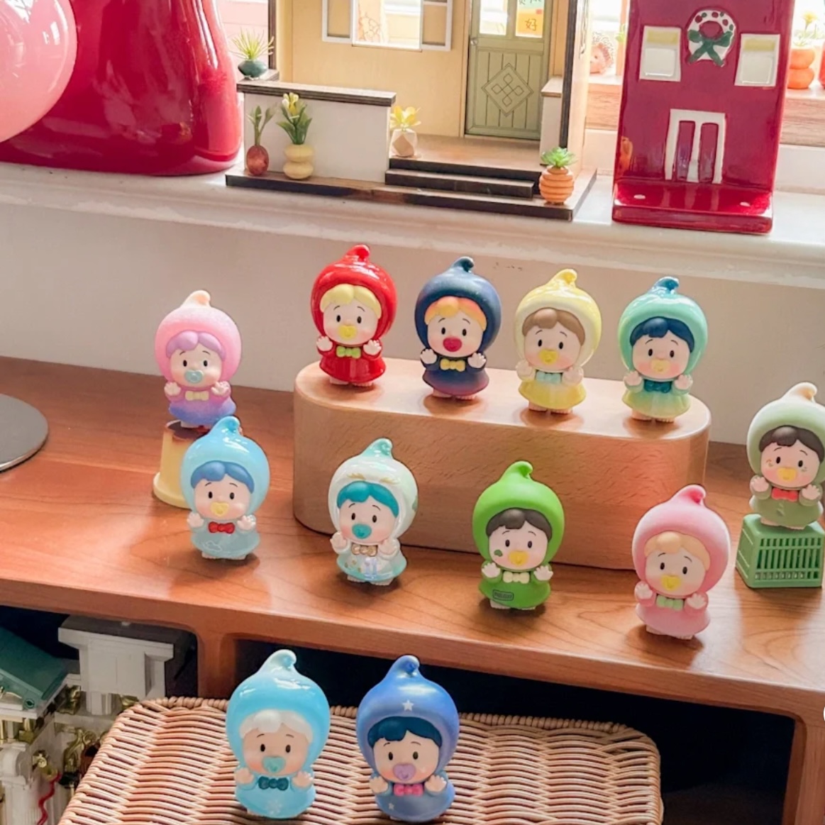 正版小花卷精灵物语盲盒迷你可爱公仔潮玩具生日礼物手办桌面摆件