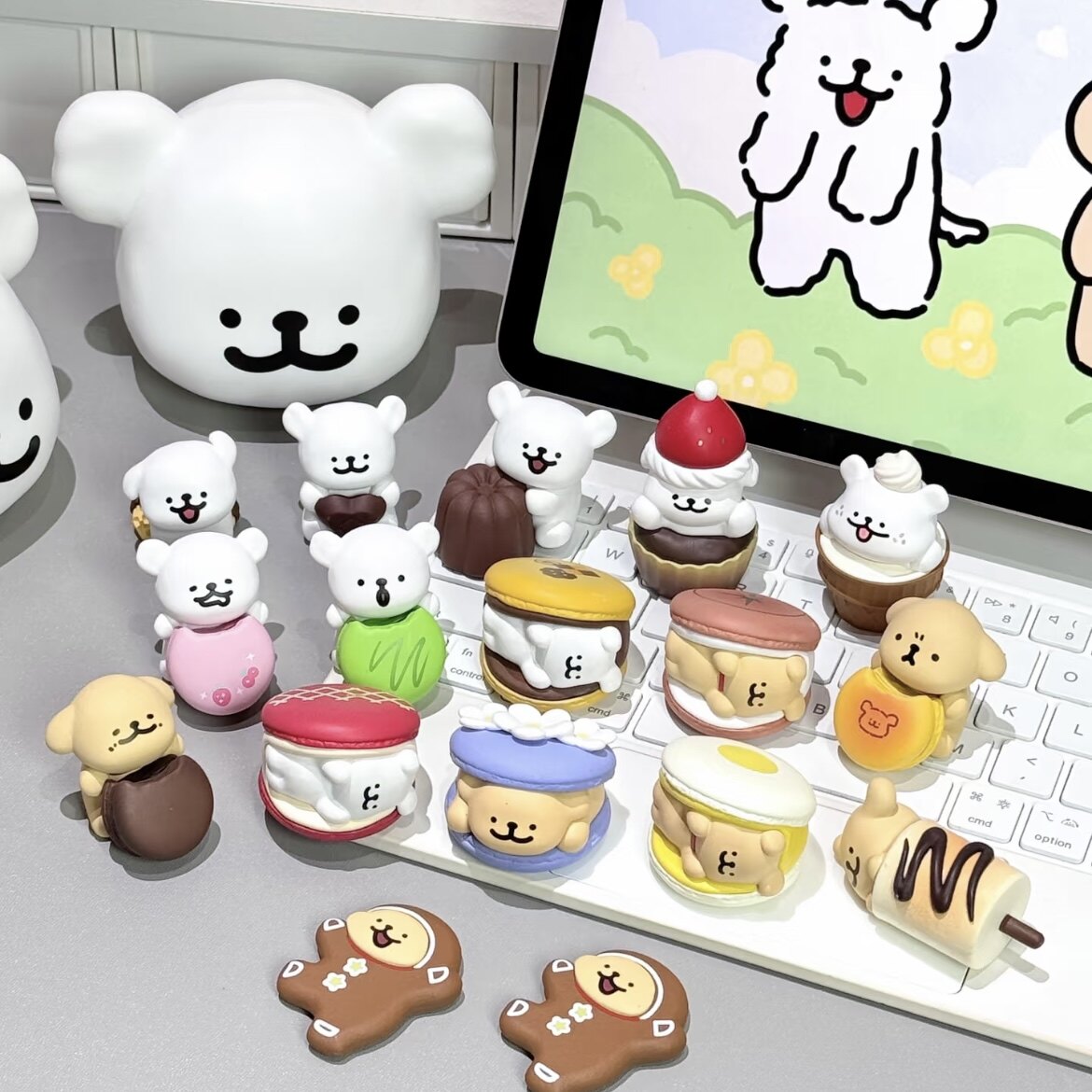 正版线条小狗甜品屋盲盒迷你萌粒公仔手办桌面摆件可爱礼物潮玩具,模玩/动漫/周边/娃圈三坑/桌游,潮玩盲盒,淘宝优惠券,粉丝福利购,淘宝优惠卷