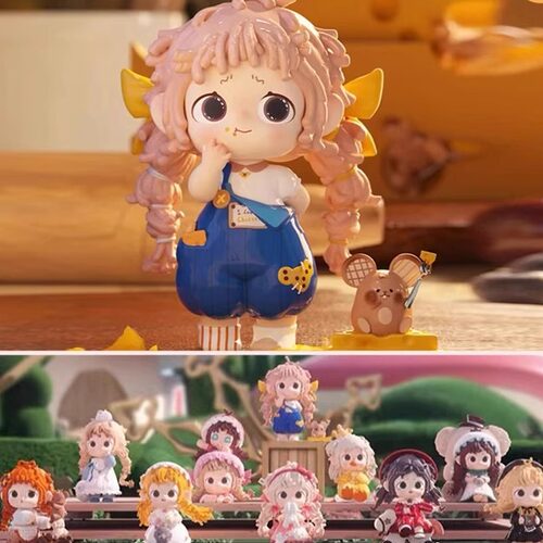 黑玩芙芙四代玩偶妙妙屋盲盒手办