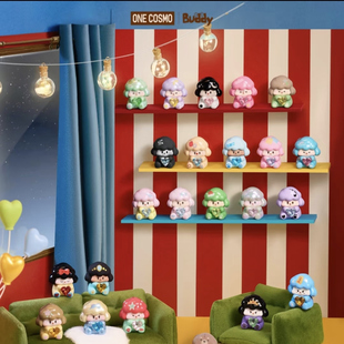 正版 Buddy童年奇想夜盲盒潮玩可爱公仔萌粒盲袋手办桌面摆件礼物