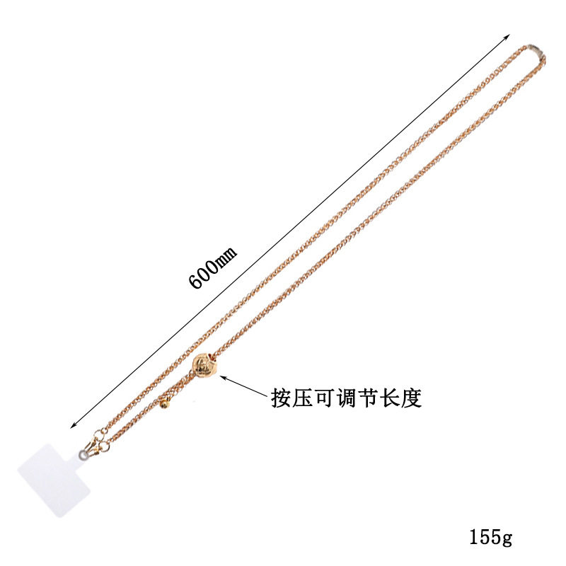 新款金属链条斜跨diy饰品