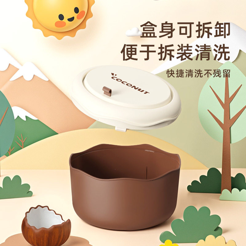 桌面垃圾桶可爱小号按压