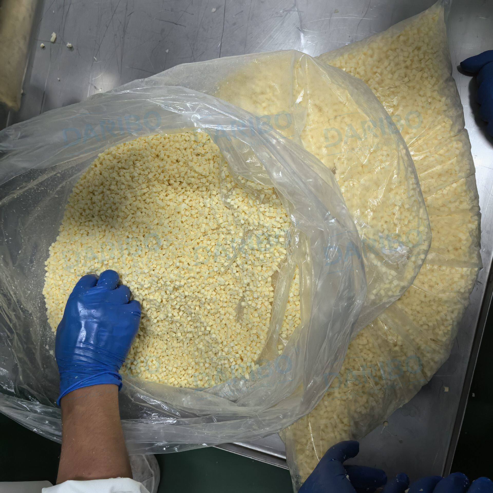 *全自动奶酪加工生产线 奶酪切片切丝芝士切条切丁机奶酪打碎设备