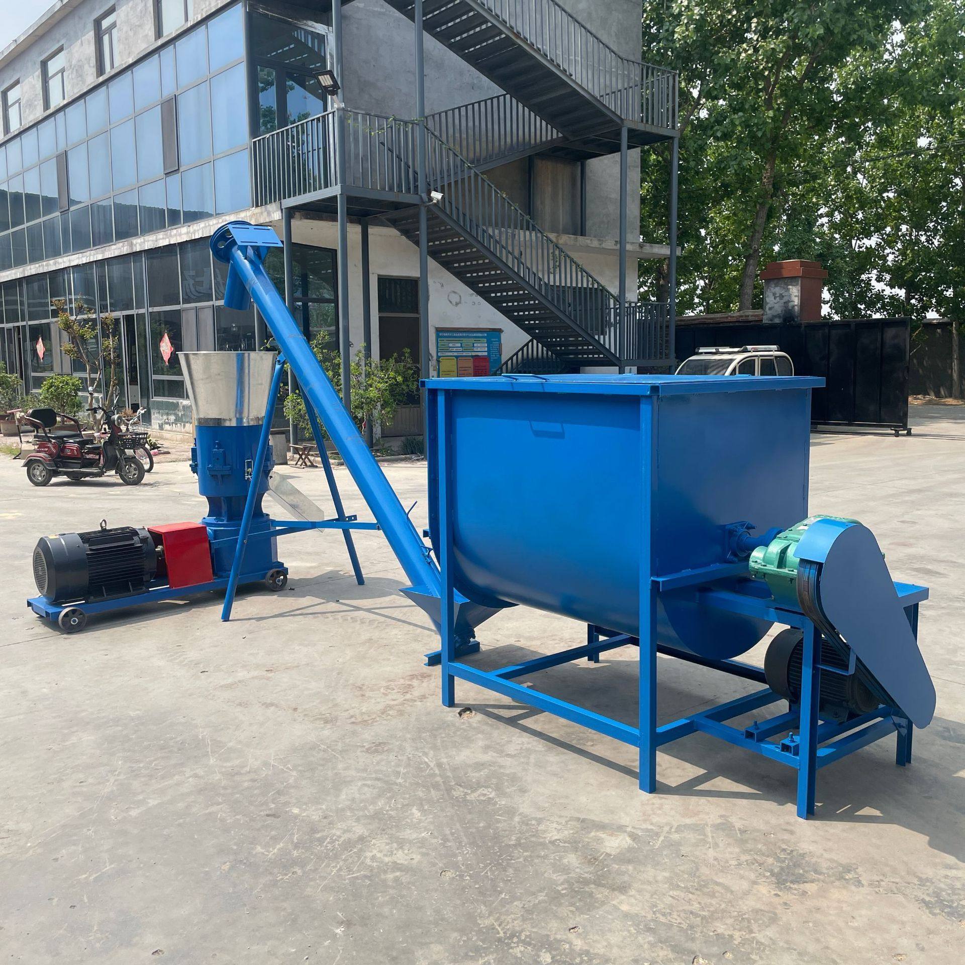 大中小型饲料颗粒生产线鸡鸭鹅养殖饲料制粒设备生产厂家按需定制,五金/工具,拌料机,淘宝优惠券,粉丝福利购,淘宝优惠卷