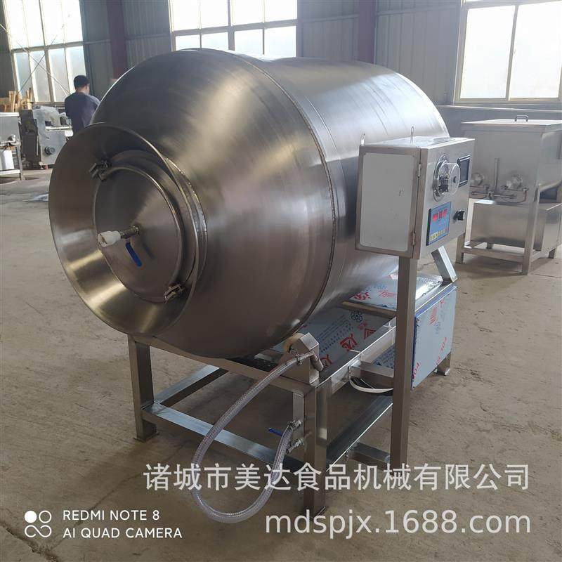 真空滚揉机商用液压滚揉机 倾斜式自动上料滚揉机 肉类滚揉腌制机