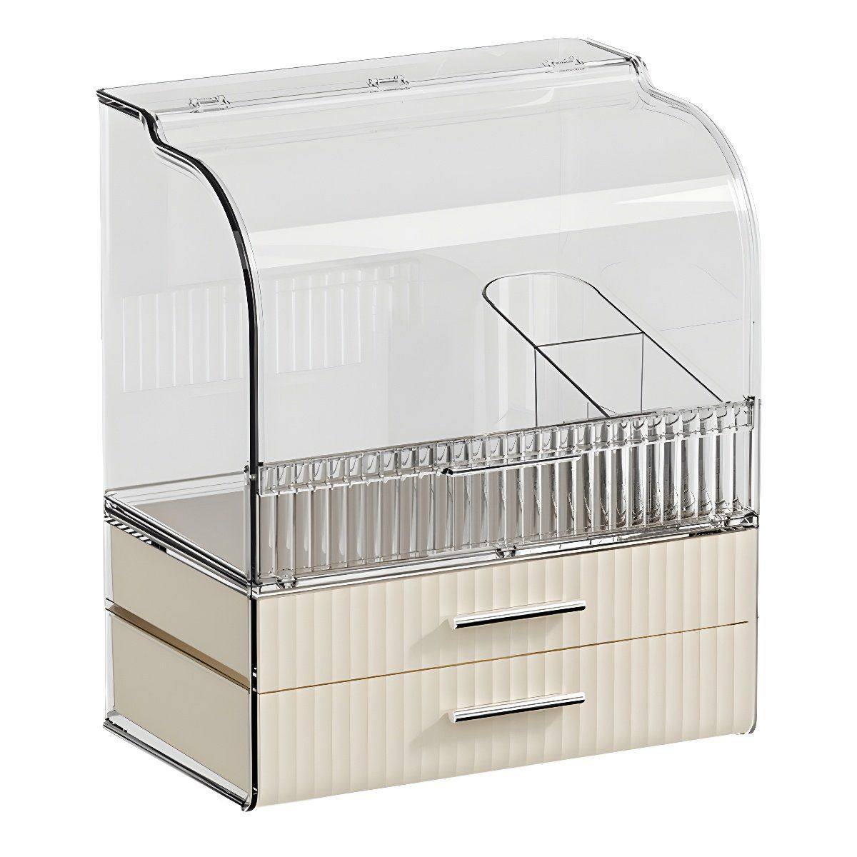 级化妆品收纳盒梳妆台护肤品置物架亚克力整理盒桌面防尘化妆箱,收纳整理,化妆箱/盒,淘宝优惠券,粉丝福利购,淘宝优惠卷