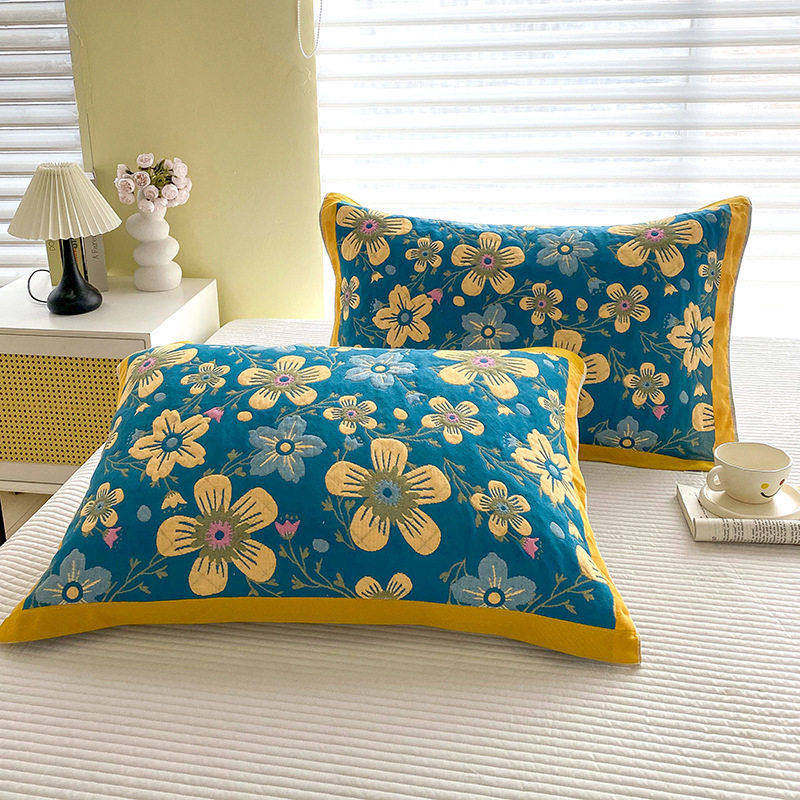 枕巾一对装混纺棉纱布枕巾吸汗透气52*78家用成人柔软枕头巾,居家布艺,毛巾/面巾,淘宝优惠券,粉丝福利购,淘宝优惠卷