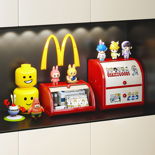 玄关收纳盒家用钥匙口罩面包箱入户门口桌面收纳箱客厅零食收纳盒