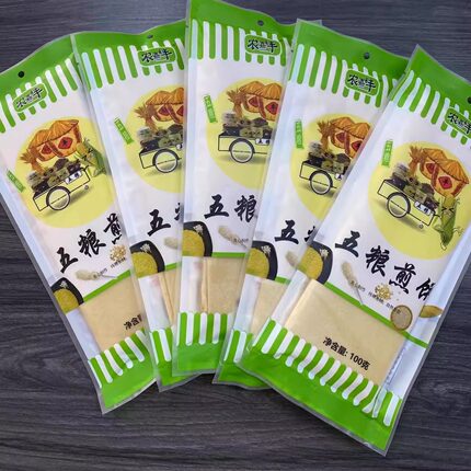 敦化特产 大煎饼农嘉丰 东北手工五粮煎饼花生杂粮牛奶红枣小米
