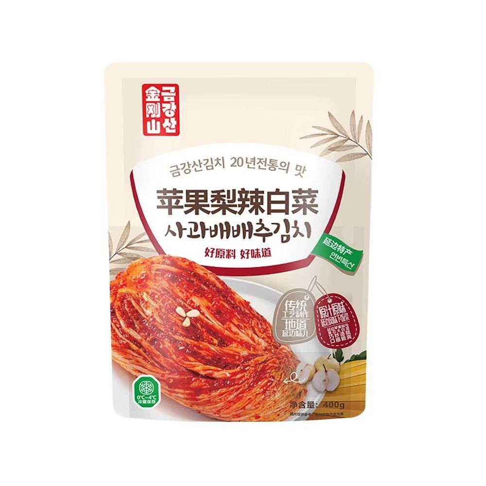 苹果梨辣白菜李窖主泡菜组合延边特产下饭菜