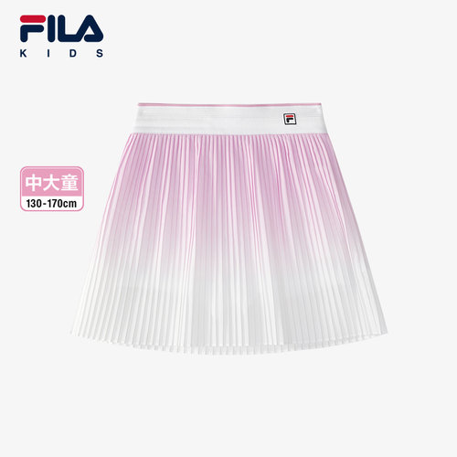 FILA斐乐中大童透气梭织半身裙